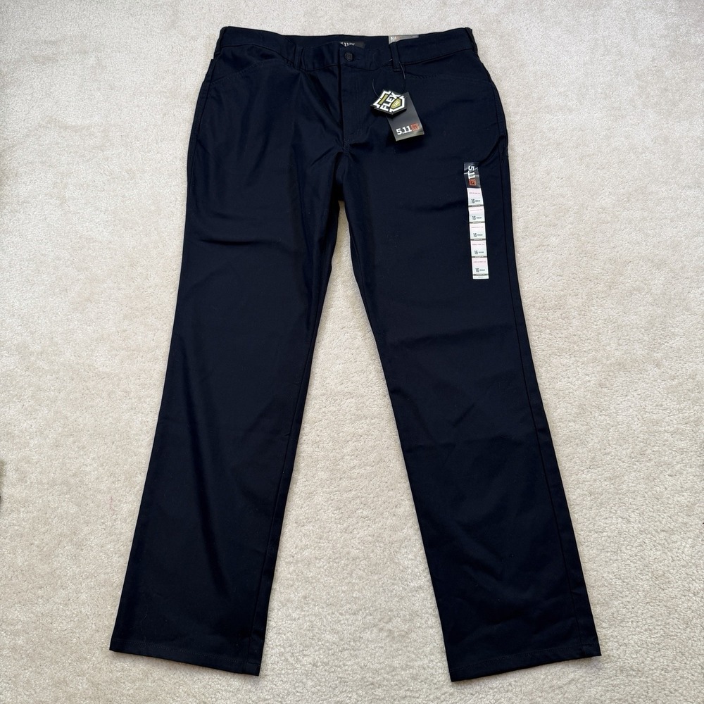 5.11 Tactical Cirrus Pants 2.0 Womens 16 Dark Navy 724 Straight Fit 64462